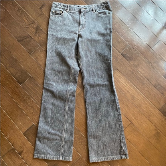 Tahari gray denim - Picture 4 of 6